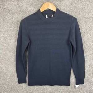 Taylor Stitch Hugo Pullover Sweater Navy Blue Men's Size 36 NEW‎